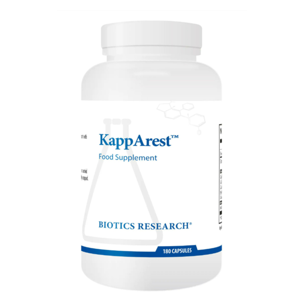 Biotics Research KappArrest dietary supplement bottle for cellular and antioxidant support